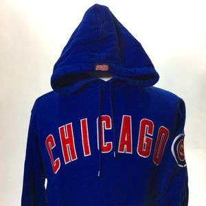 Stitches Chicago Cubs hoodie Medium Blue Sweatshirt